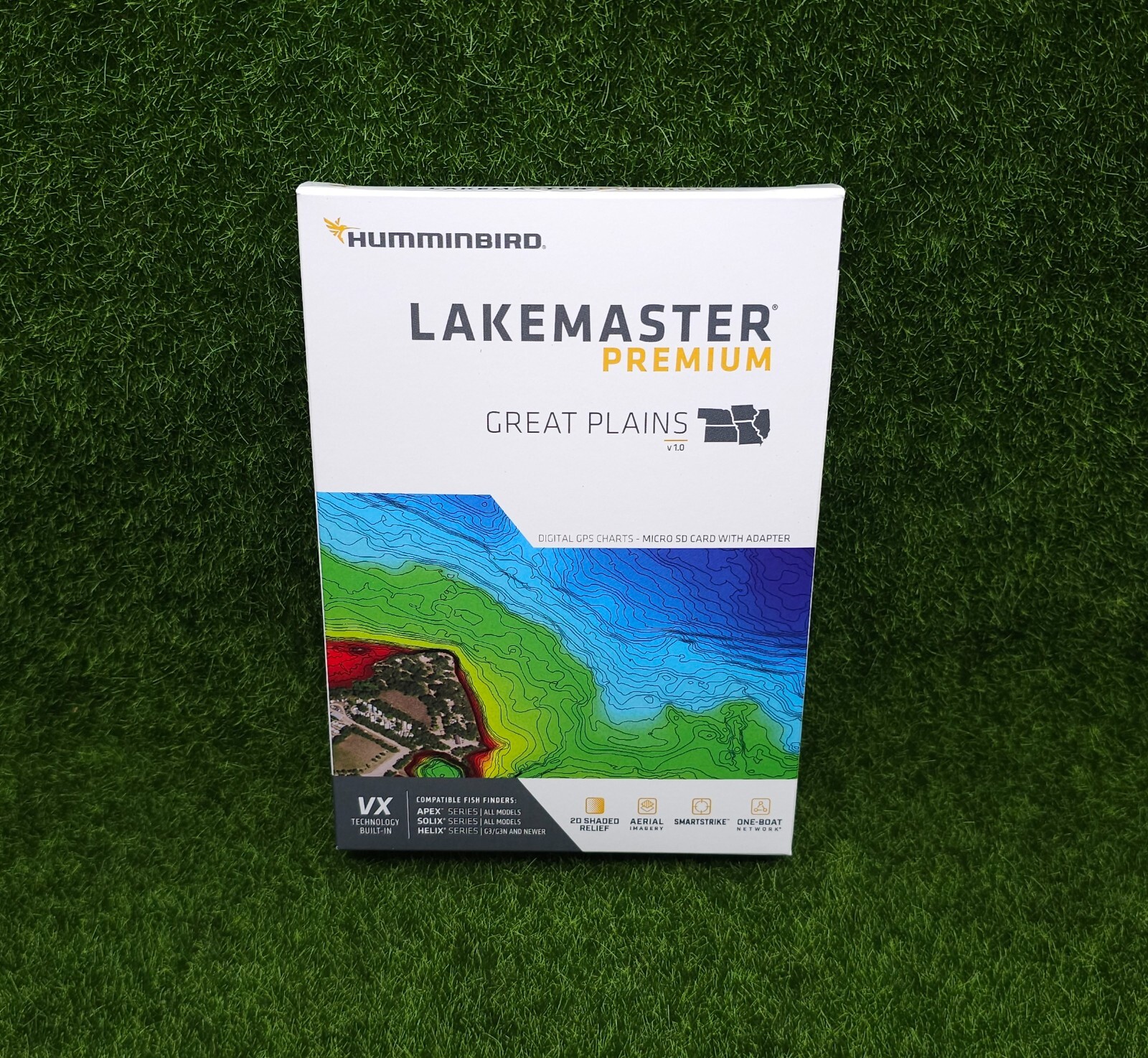 Humminbird LakeMaster VX Premium [Great Plains V1] APEX/SOLIX/HELIX #602003-1