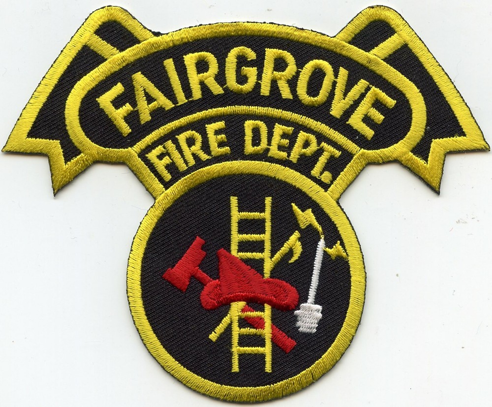 FAIRGROVE NORTH CAROLINA NC FIRE PATCH