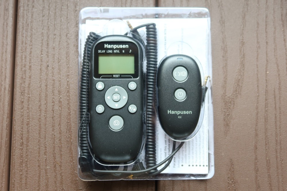 Rechargeable Wireless Intervalometer Shutter Release for Canon Cameras