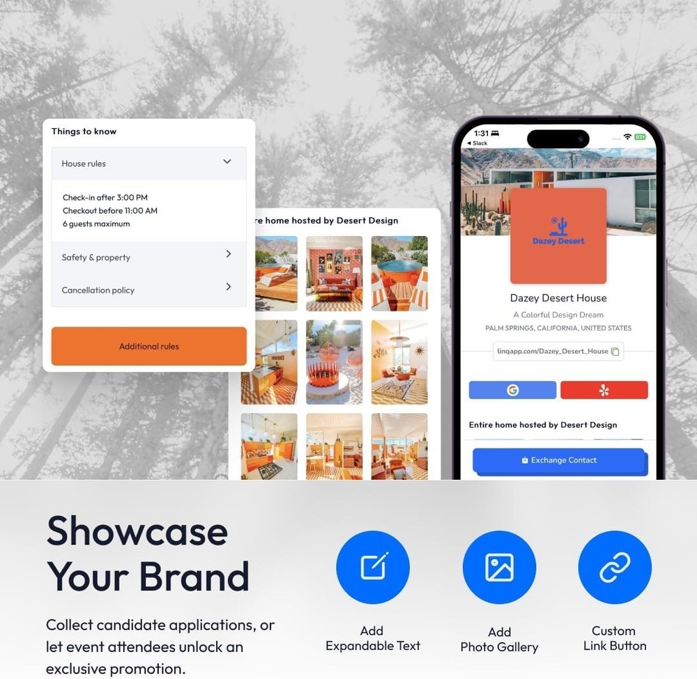 Linq Hub V2 - Smart QR and NFC Contact Point - Mini White