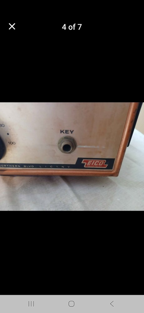EICO CW AMATEUR TRANSMITTER MODEL 720 Ham Radio