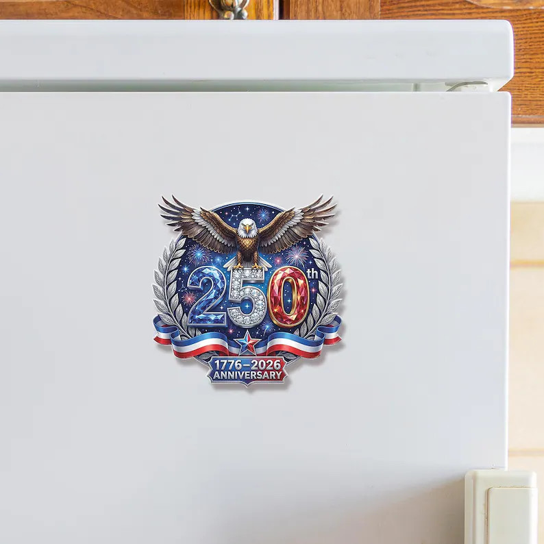 250th Anniversary Custom Shape Magnet Commemorative