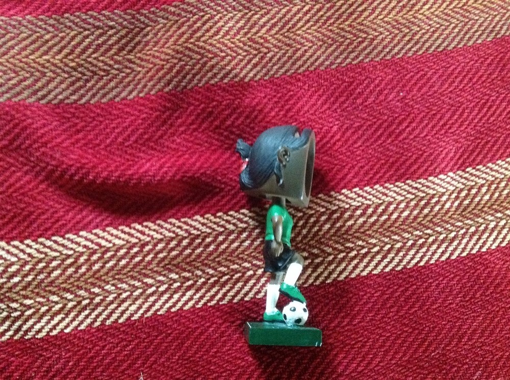 Soccer Player Bobblehead With Foto Face