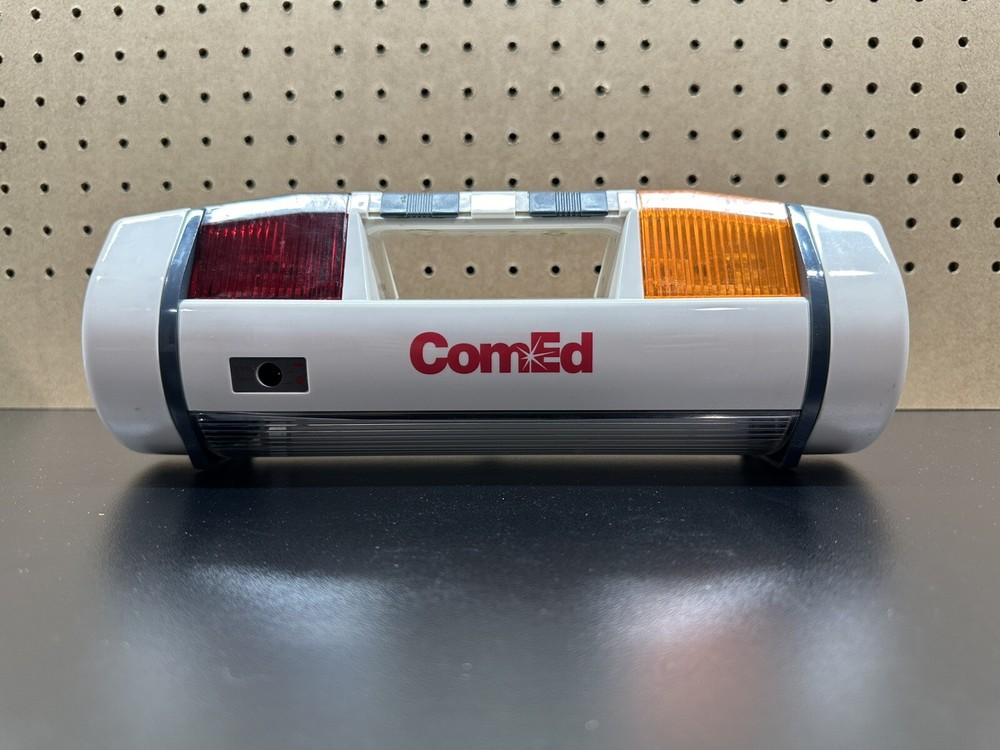 Vintage Emergency Multi Road Hazards Lights ComEd (READ)