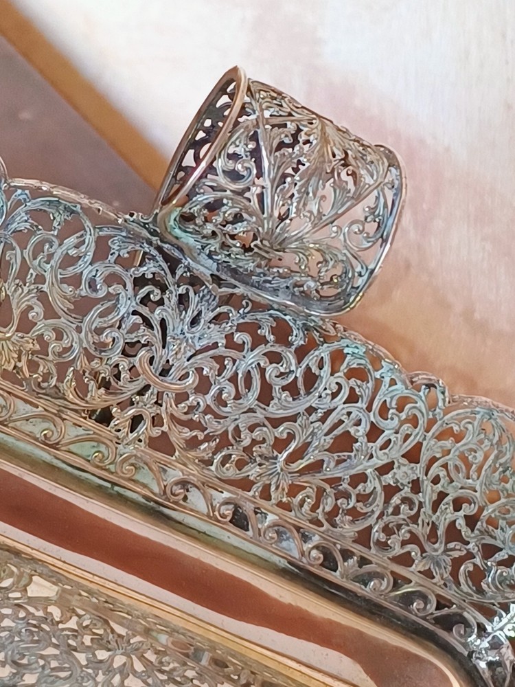 800 silver, tray, centrepiece, Made in Italy
