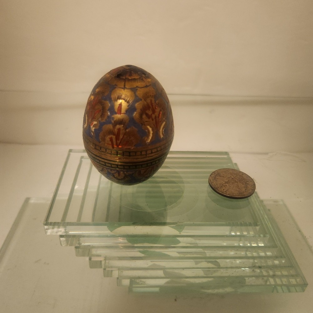 Vintage Brass & Enamel incense Burner