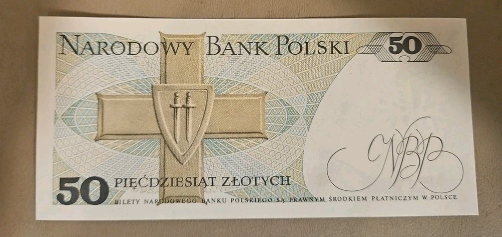 1988 Poland 50 Zlotych Note