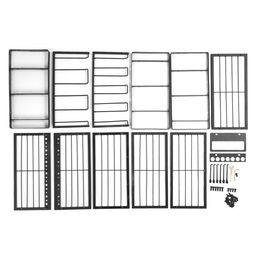 Wall Mount Garage Power Tool Organizer 4 Layer Storage Rack Heavy Duty