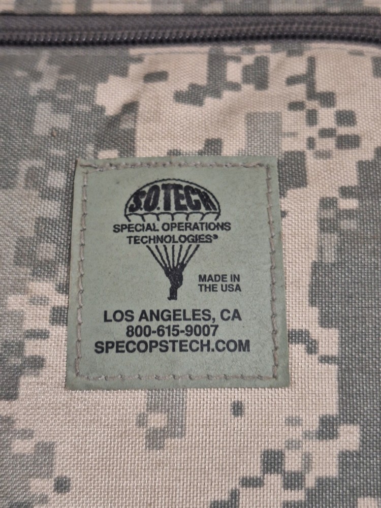 S.O.Tech Tactical Mission Insert System, Medical Backpack Modular Trauma Bag NEW