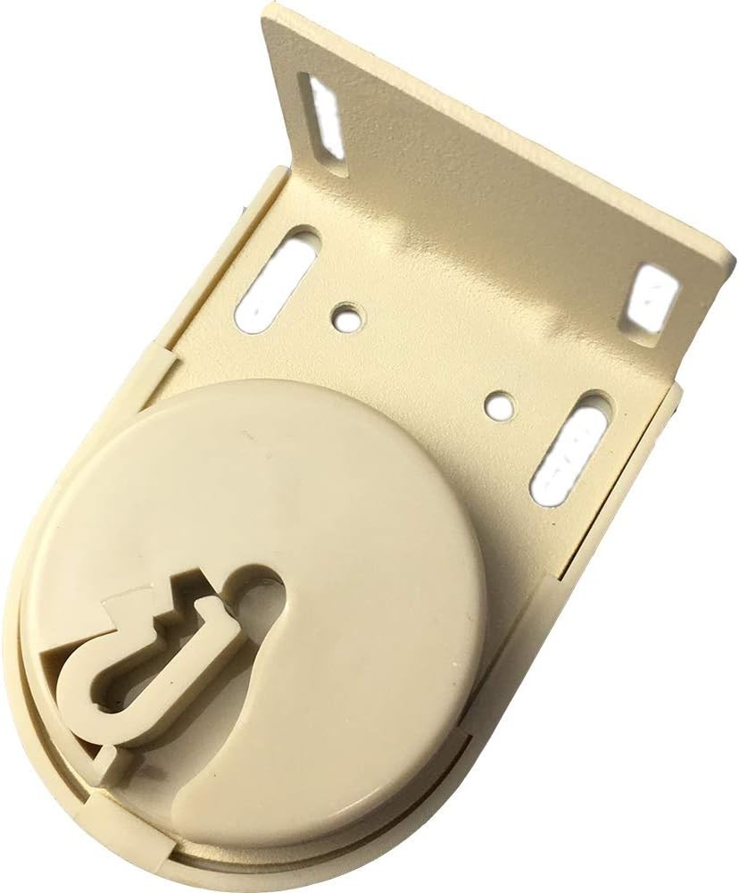 Universal Mounting Brackets for Crank & Cordless Roller Shades Beige 2.5x3.2