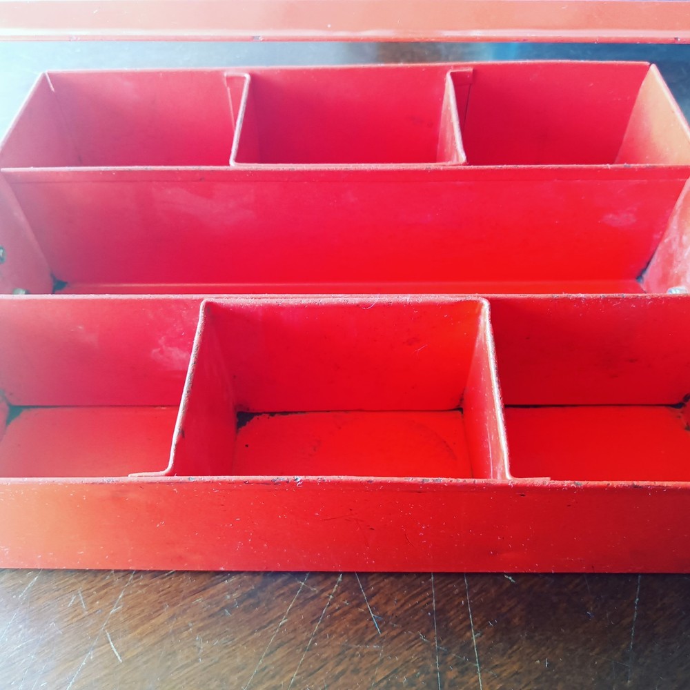 Vintage Metal Tool Caddy