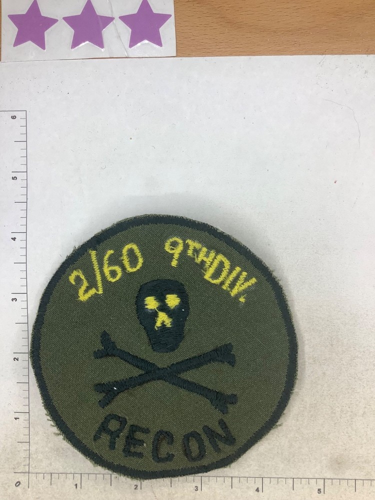 US ARMY 2/60 9th DIV. RECON PATCH