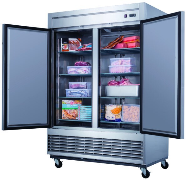 DUKERS D55R, Bottom Mount 2-Door REFRIGERATOR
