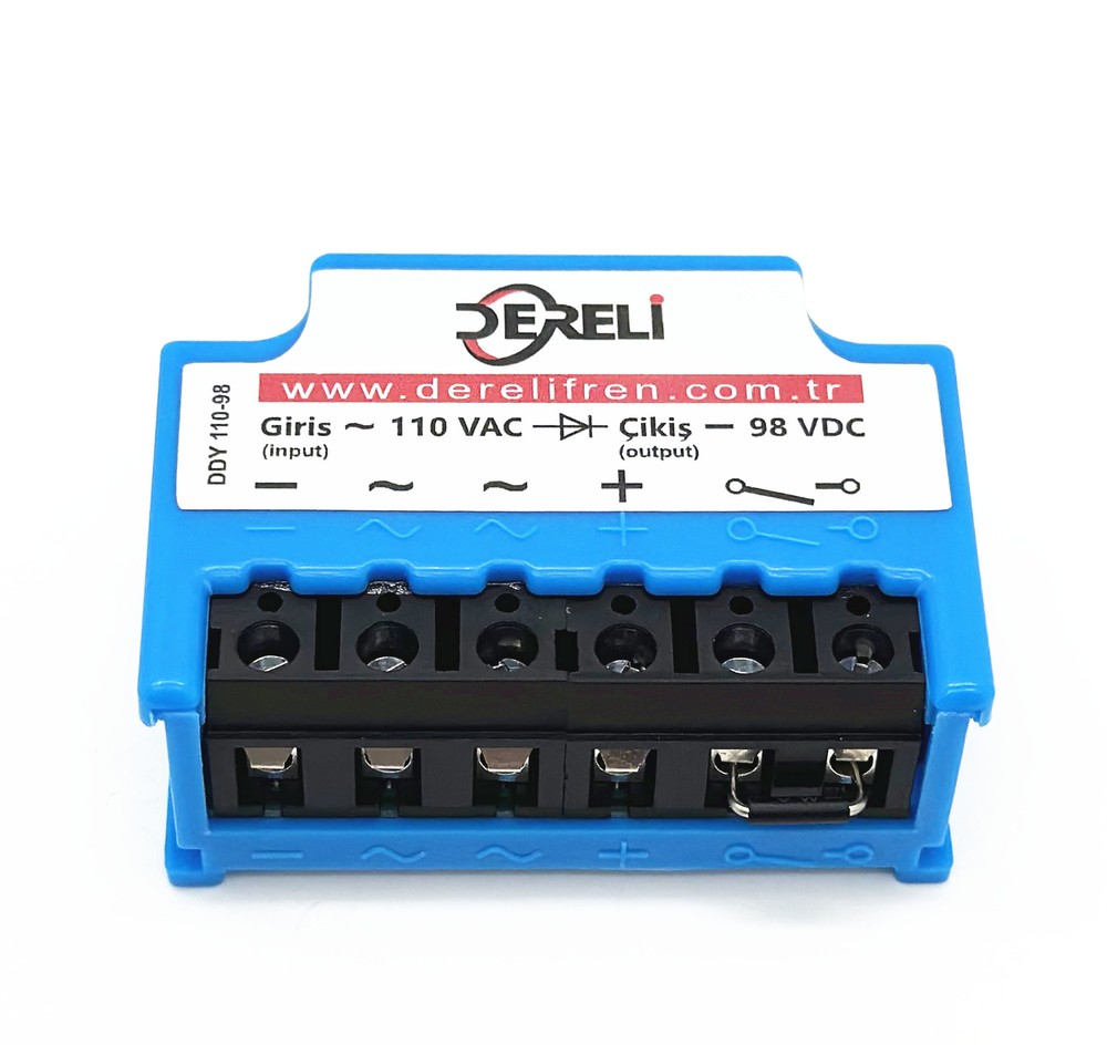 DERELI DDY 110-98 Input 110VAC output 98VDC full-wave brake rectifier module