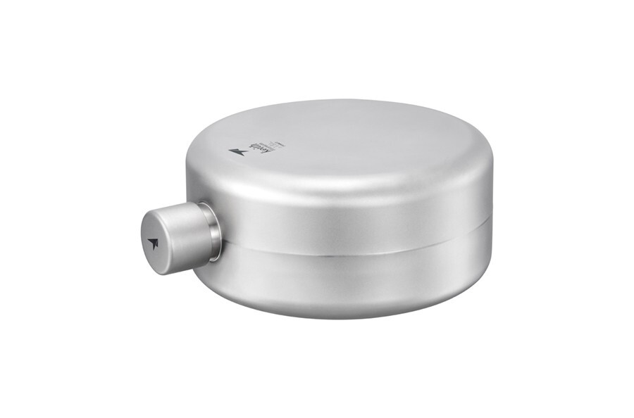 Keith Titanium Ti3037 Plastic-Free Western Cowboy Canteen -0.5 Gal (Canvas Case)