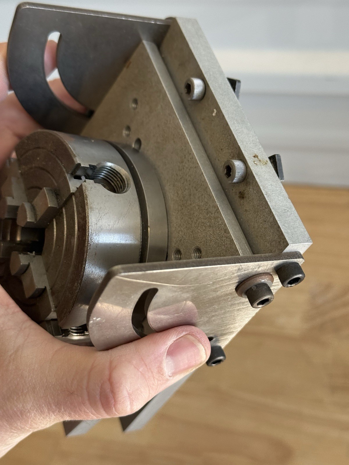 Sherline 3750 Tilting Angle Table Sine Plate for Milling Vise With 4 Jaw Chuck