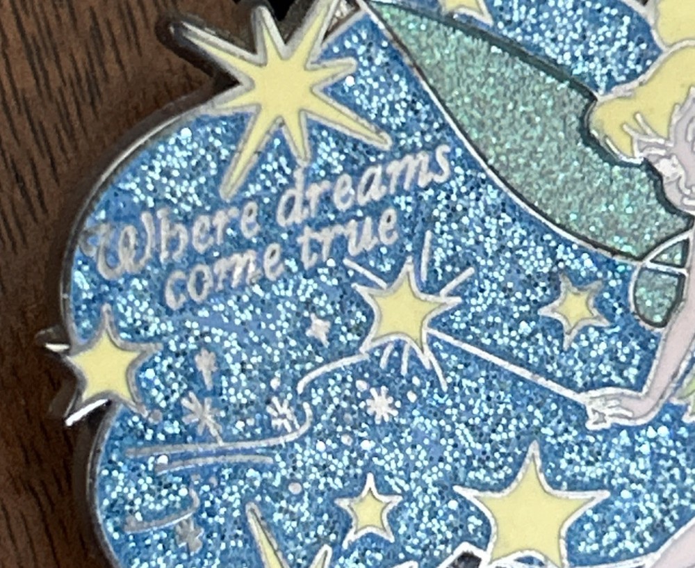 Disney Trading Pin Tinker Bell Where Dreams Come True Pixie Dust