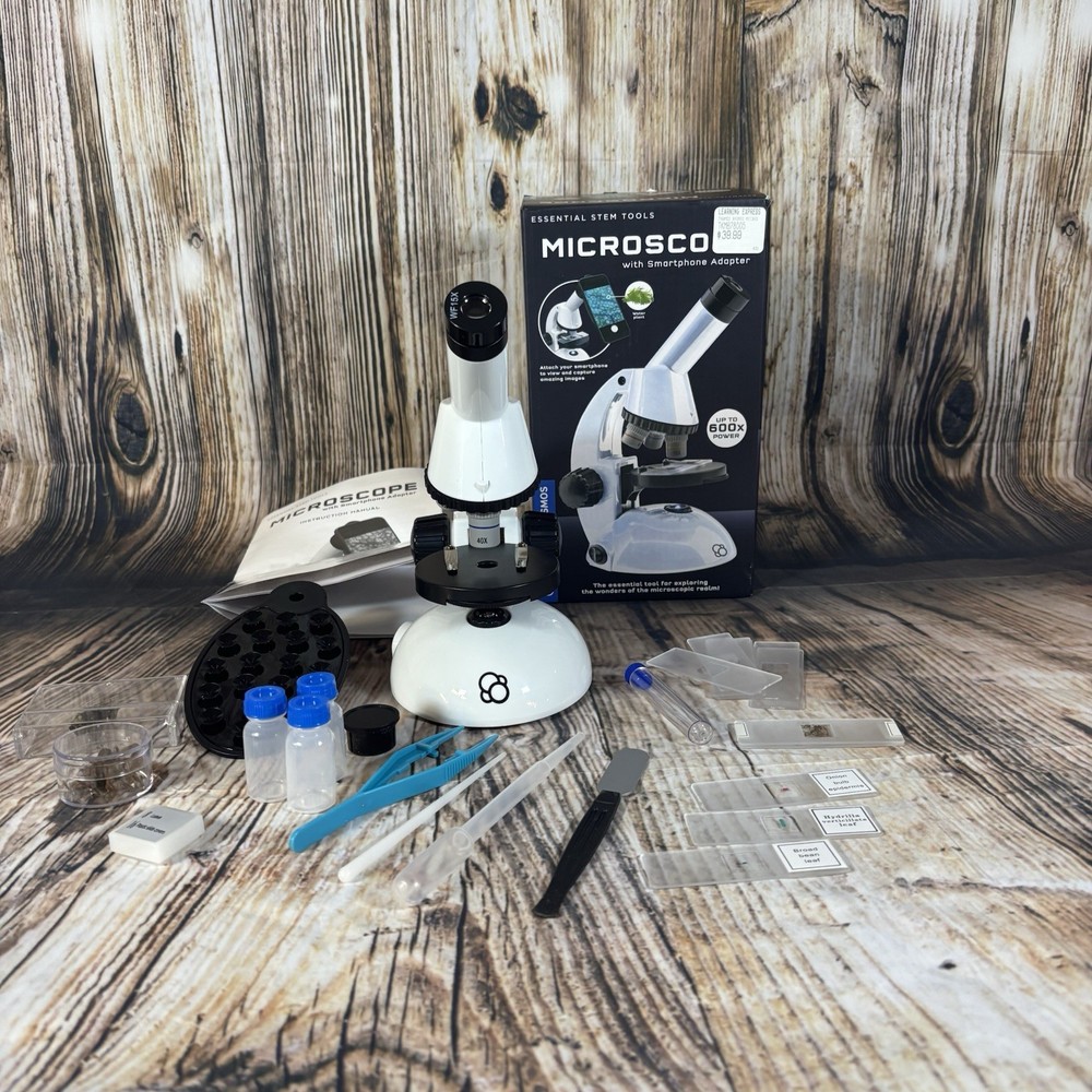 The Thames & Kosmos Microscope Essential STEM Tool with Smartphone Adapter Bugs