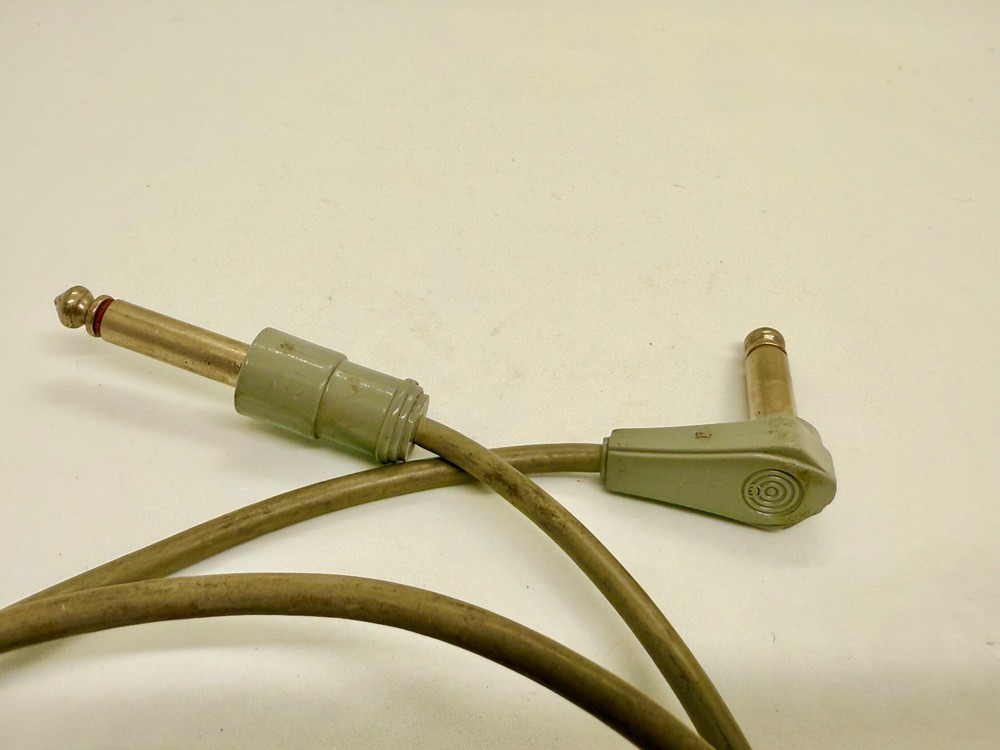 Vintage 1960's Switchcraft 1/4" Right-Angle 10ft Instrument Cable -Case Candy