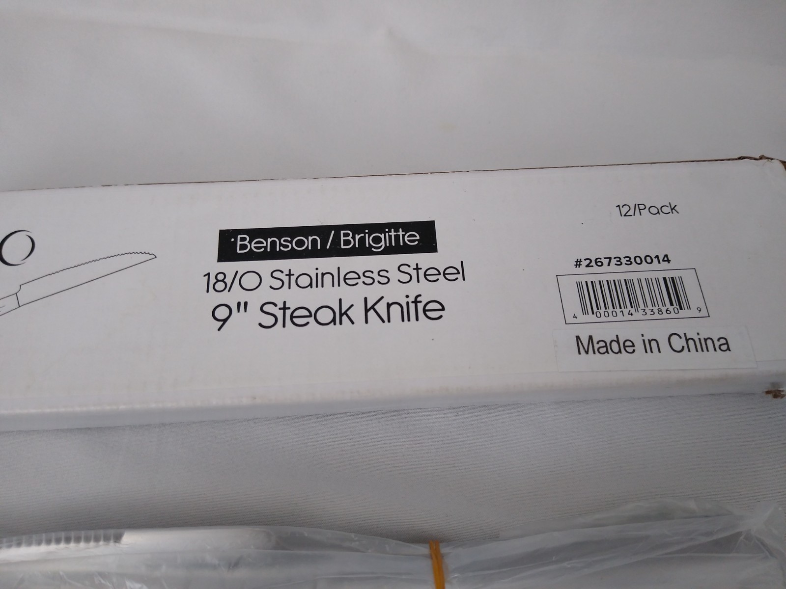 Acopa 18 0 Stainless Steel 9 in Steak Knife 11 Pack Benson Brigitte Flatware