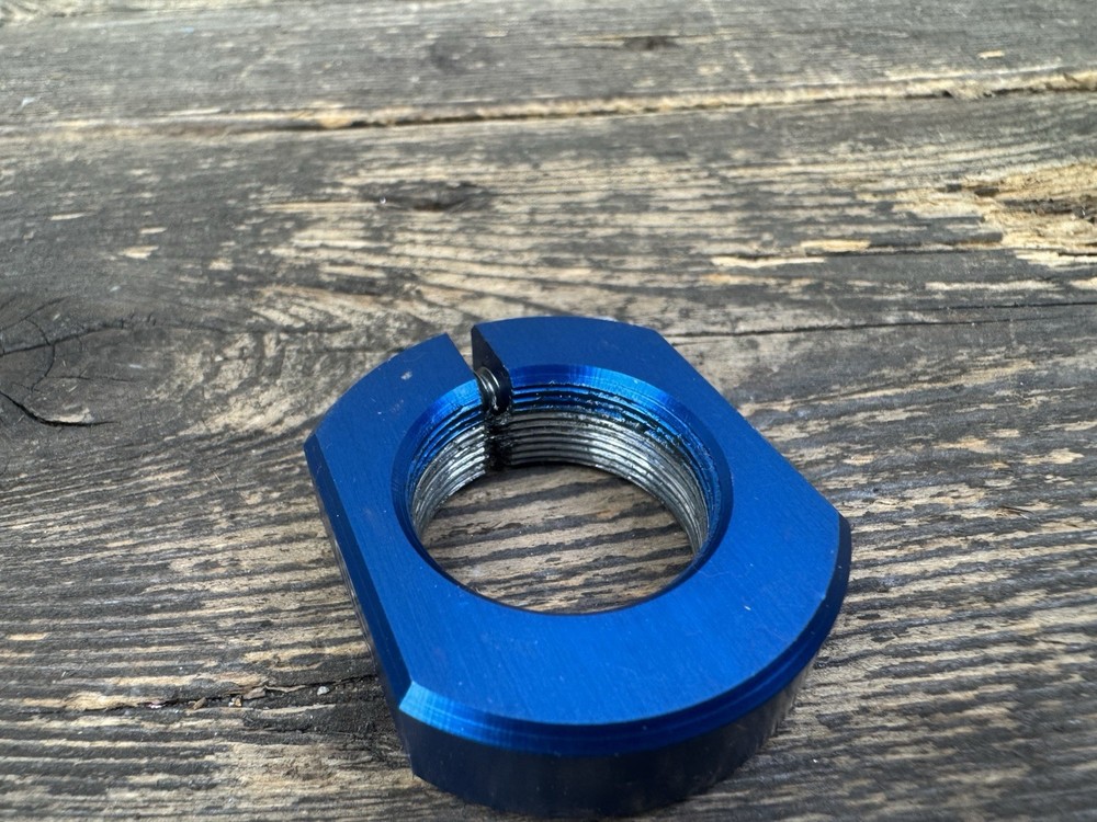 VG Von Giese Bmx Head Lock 1” Threaded Blue