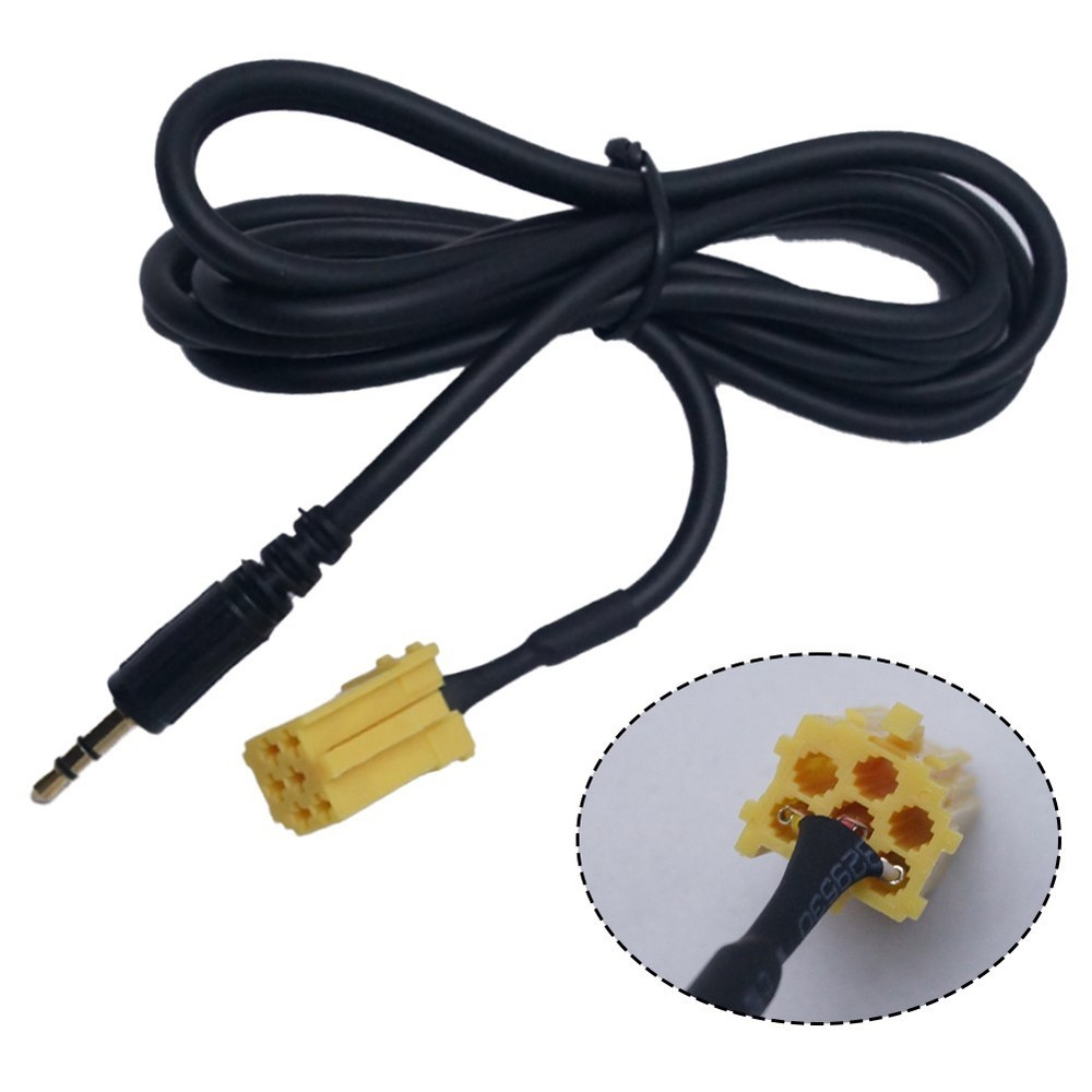 Car Audio Upgrade 3.5mm Interface Adapter 3.5mm AUX Adapter Small Size