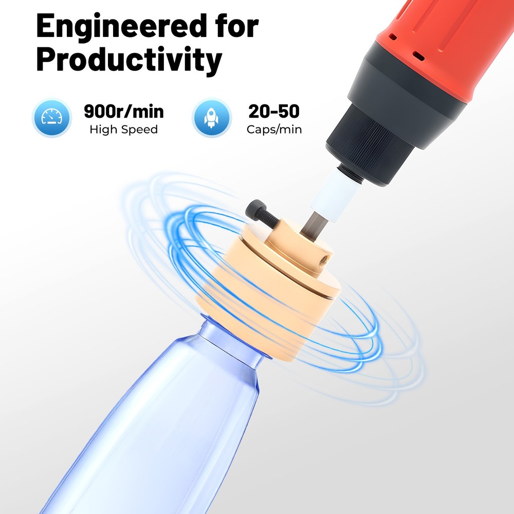 Electric Bottle Capping Machine Manual Screw Capper Cap Sealing Tool 10-30mm