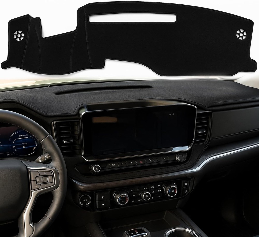 Dashboard Cover Non-Slip Dash Mat For 2022 2023 2024 2025 Chevy Silverado 1500