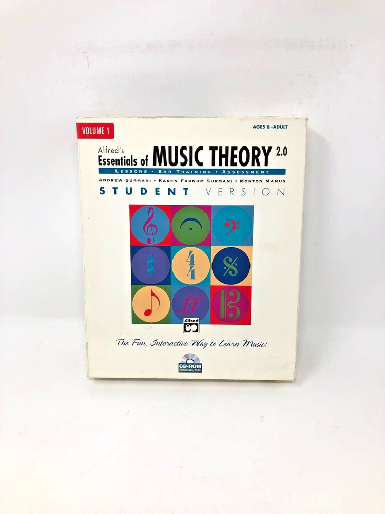 Essentials of Music Theory Software, Version 2.0 Volume 1