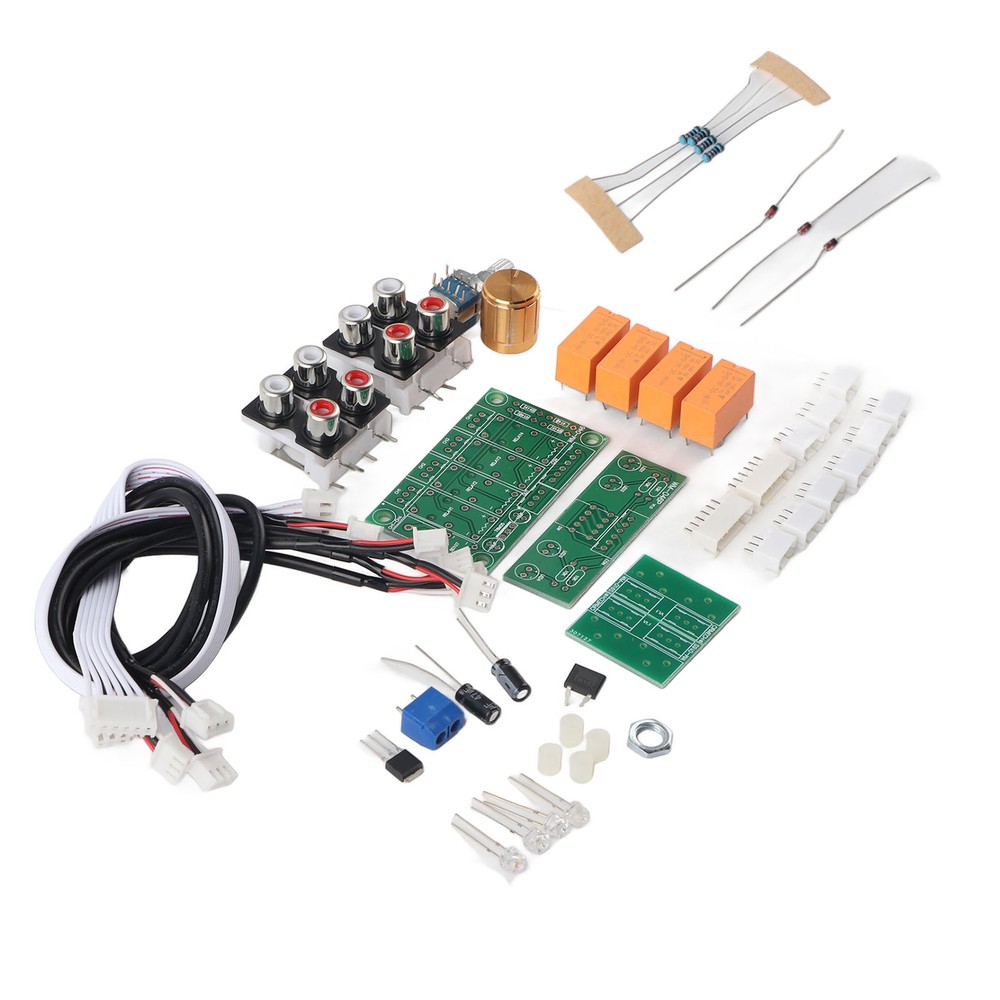 Input Switch Module Switching Board 4 Way Selector Amplifier Relay