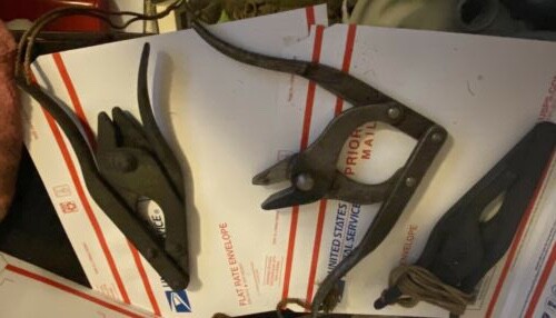 ** Original WW2 British Army Folding Wire Cutters, WWll