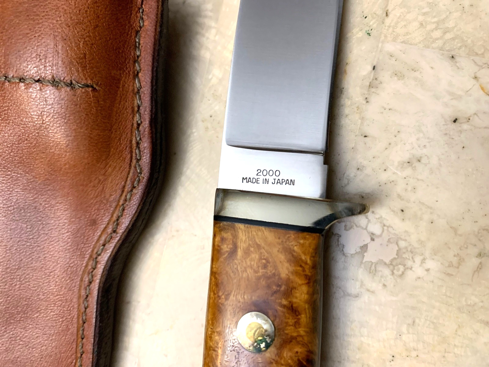 *A.G.Russell*RW Loveless Design *Beretta* USA Knife Model Quince Seki Japan