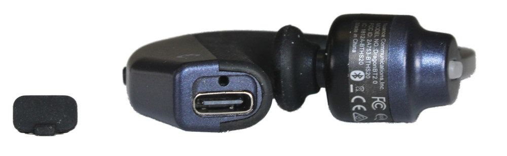 NUANCE Dragon 2 HS-BLUE-DBT2 Wireless Bluetooth Single-Ear Headset | Black