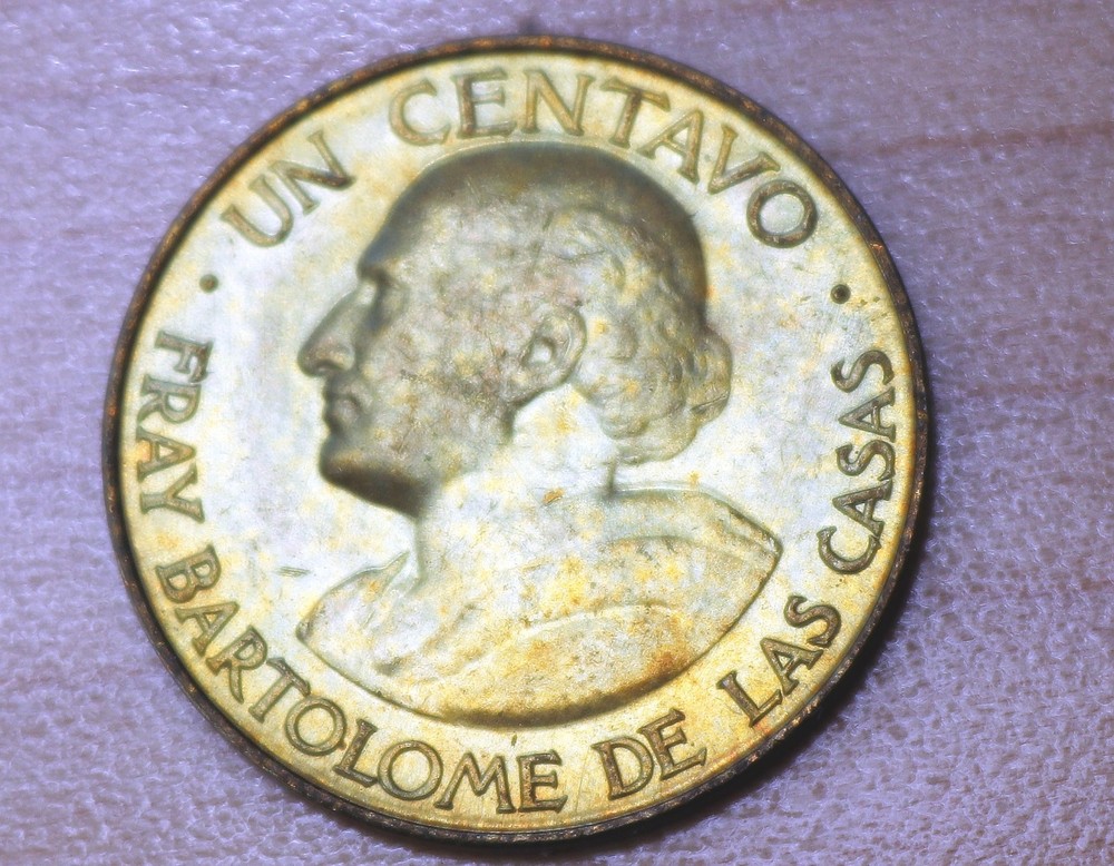 1954 Guatemala 1 Centavo KM# 259