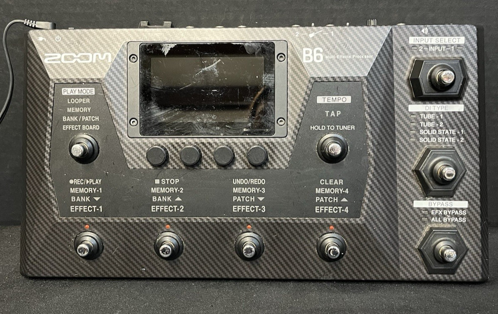 Zoom B6 Bass Multi-Effects Processor For Electric Bass