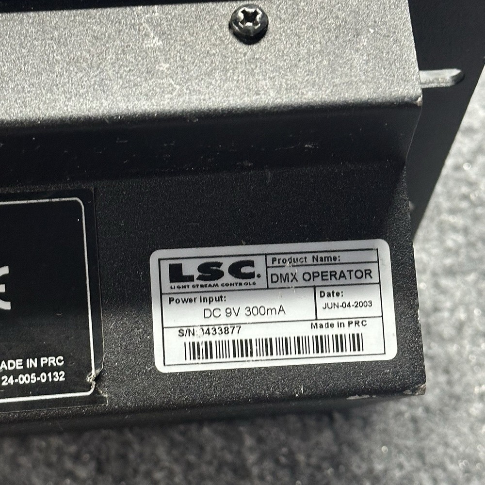 Elation DMX Programmer Channel Tabletop Lighting Controller OPERATOR 192 Untestd