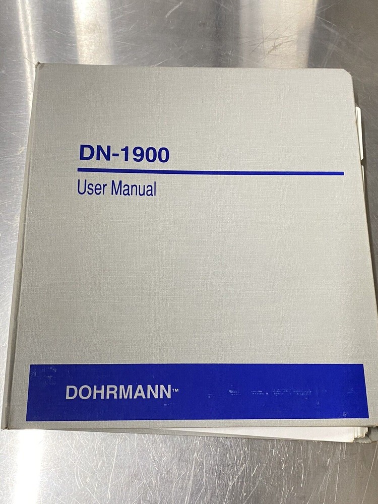 Tekmar-Dohrmann DN-1900 - Users Guide / Instruction Book / Manual