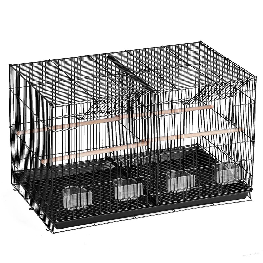 30-inch Flight Bird Cage, Stackable Divided Small Parakeet Cage for Parrots