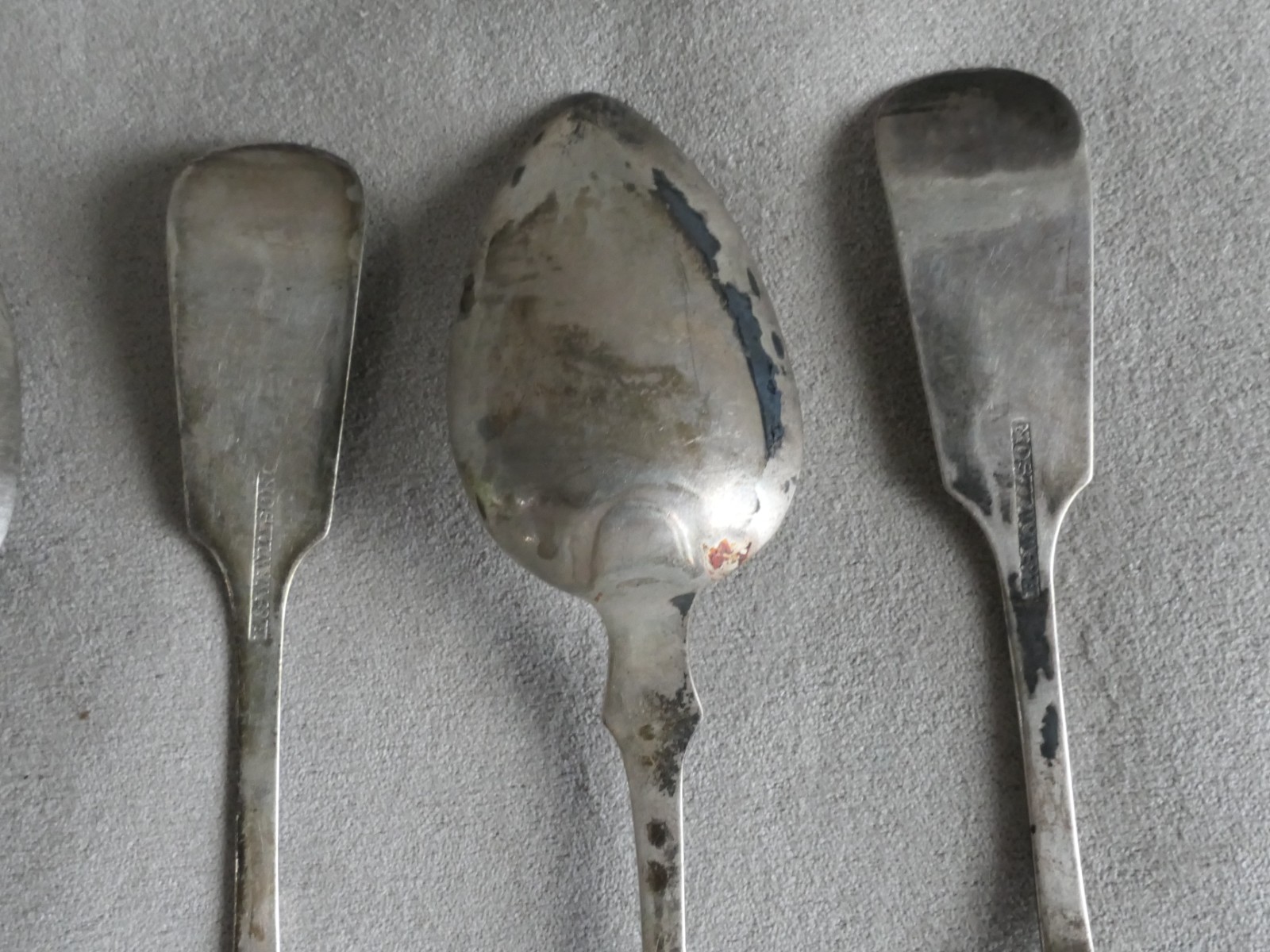 Lot of 6 American Coin Silver Spoons RM WILSON Philadelphia, PA : 72.5g