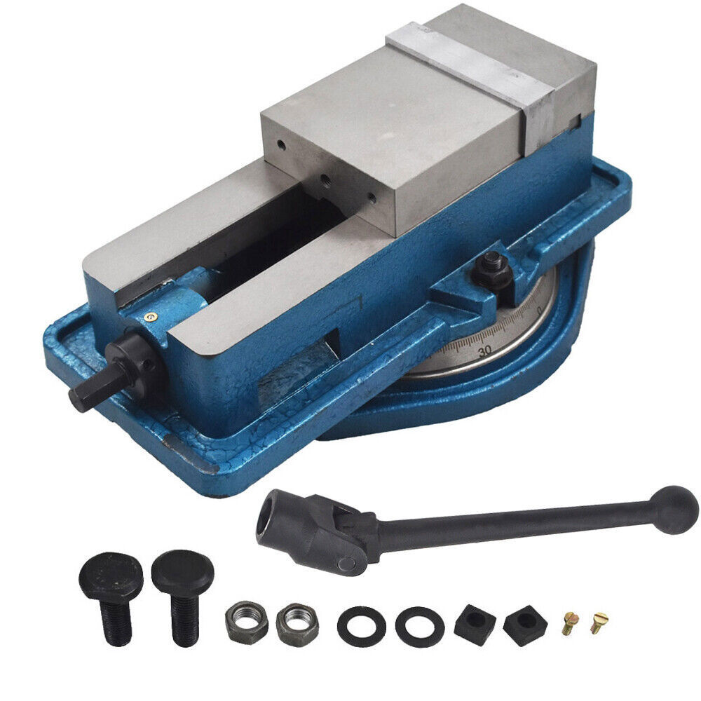 4 Inch Lockdown Vise Precision CNC Milling Machine Bench Clamp Vice With Base
