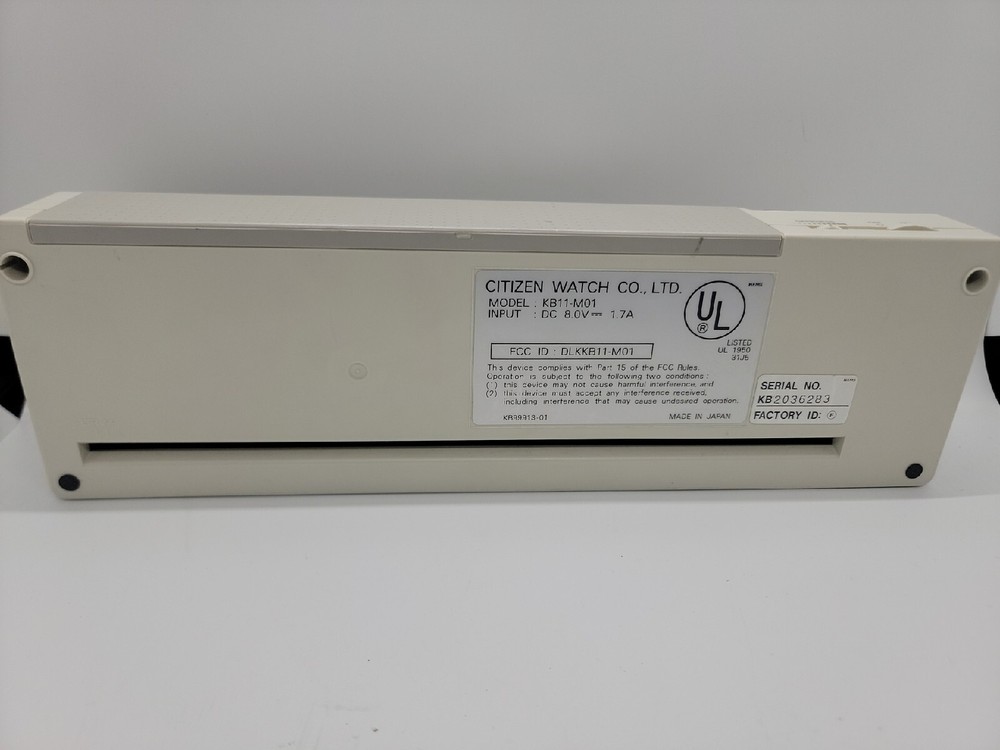 Vintage Citizen PN 48 Notebook Printer KB11-M01