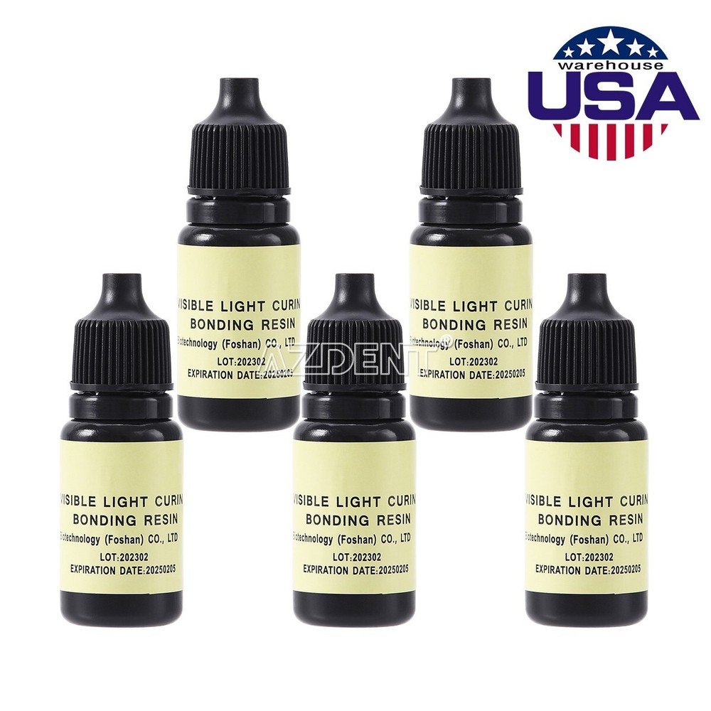 Dental Visible Light Curing Adhesive for Orthodontic Brackets Bonding 5ml/bottle