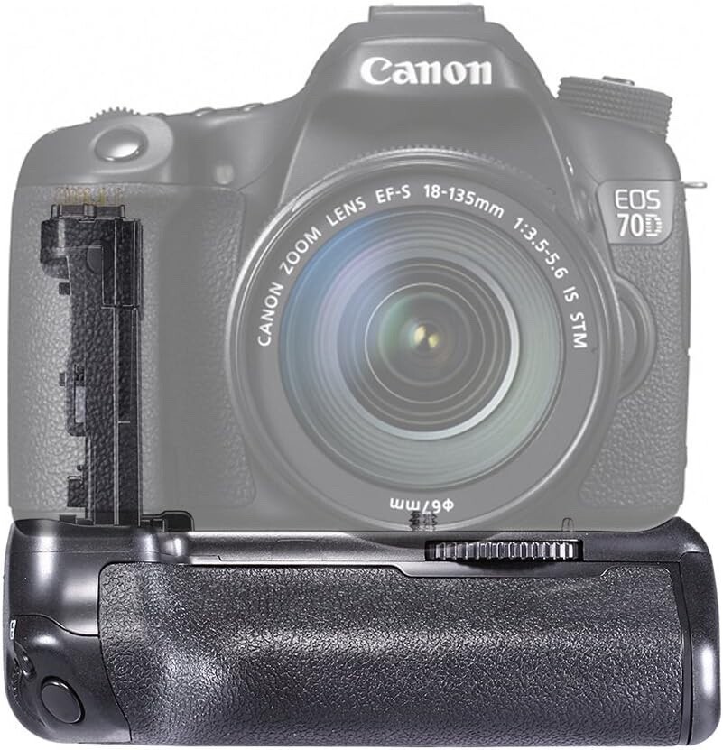 NEEWER Battery Grip (Replacement for BG-E14), Vertical Grip with Shutter/Functio