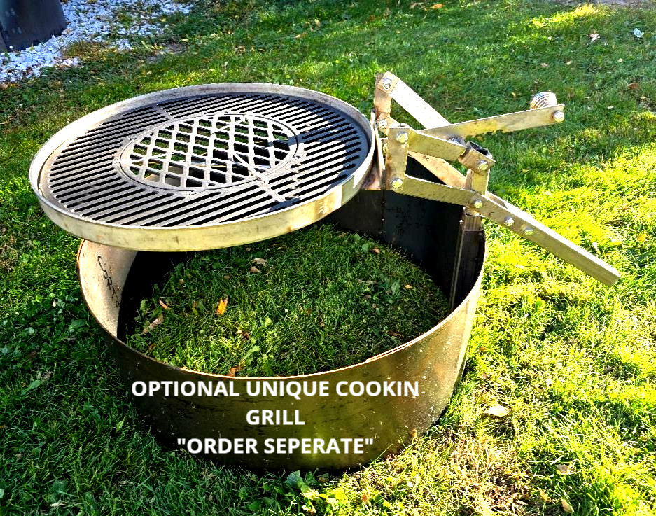 Corten Steel Fire Pit Campfire Ring 14 Deep x 45" Diameter