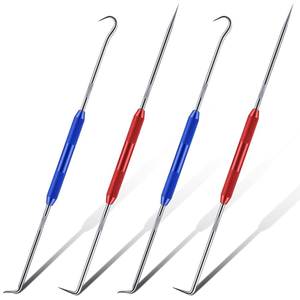 Double Pointed Scriber, 8.3 Inch Metal Scribe Tool Hook and Pick Tool Set