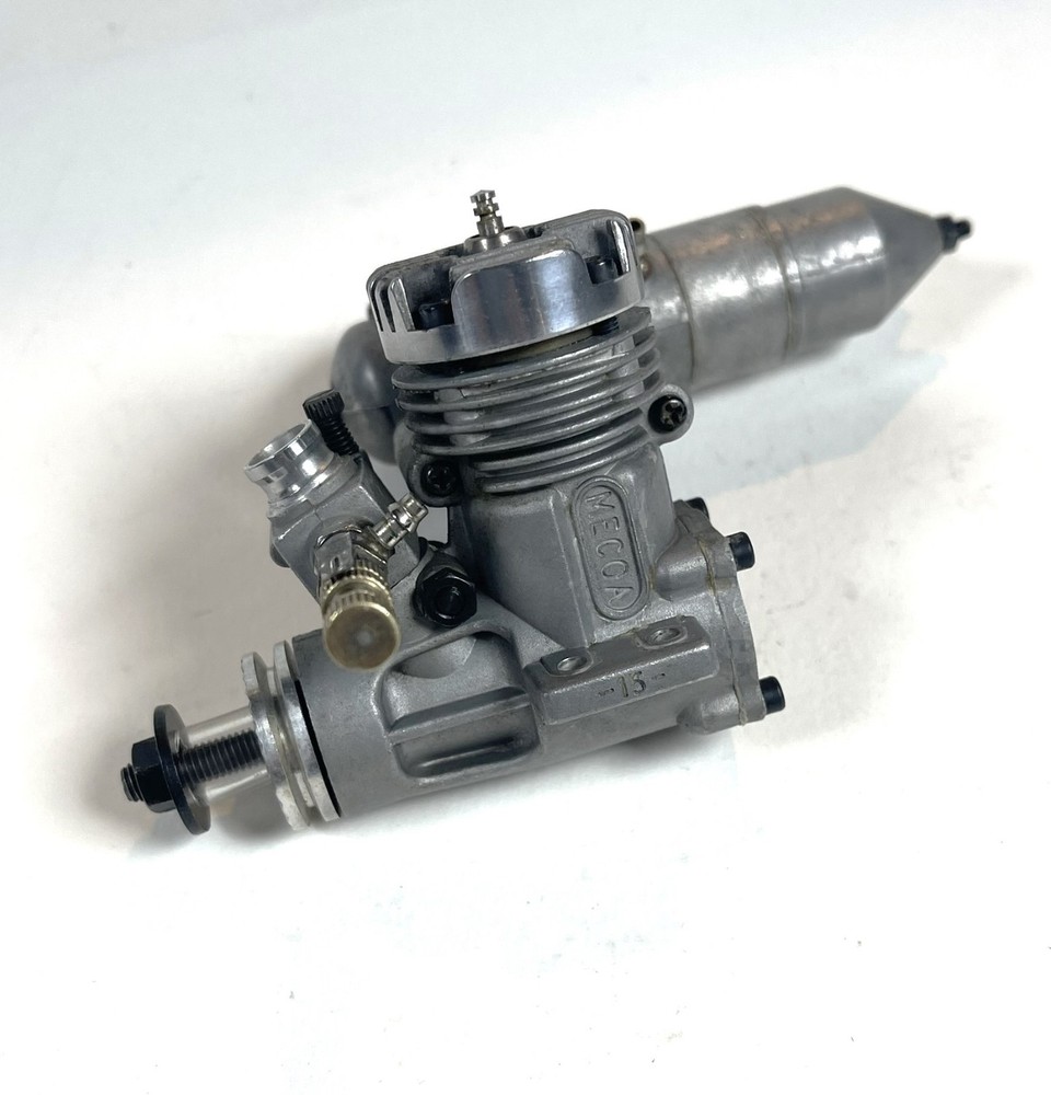 MECOA 15 RC ABC Engine With Muffler - Excellent Condition