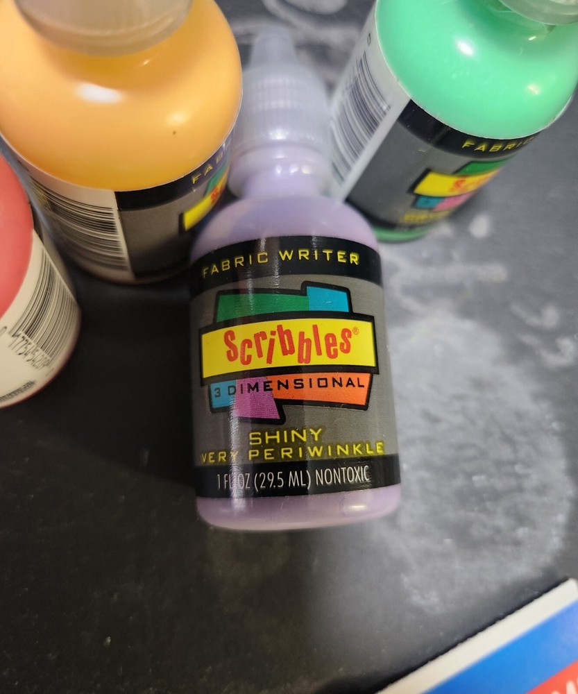 5 Scribbles Fabric Writer, Dimensional Fabric Paints, New