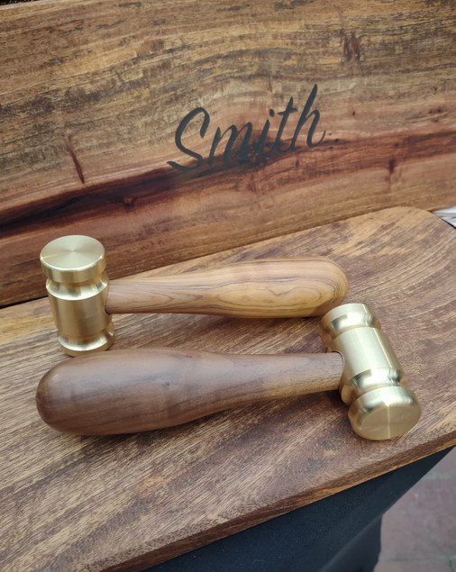 Brass hammer brass carving mallet handmade tool brass mallet brass hammer brass