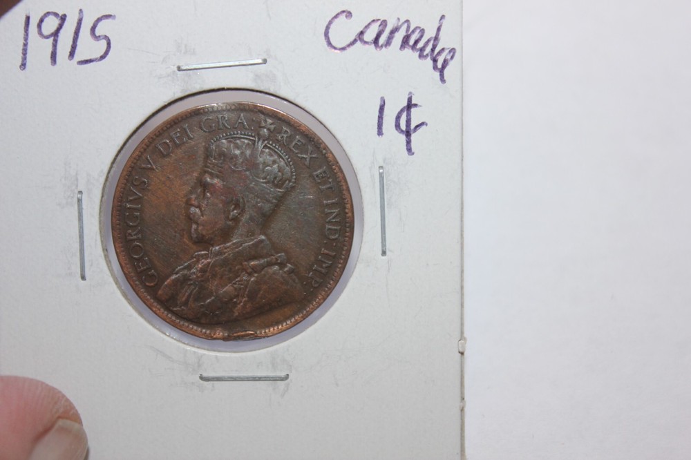 1915     CANADA  ONE CENT PIECE