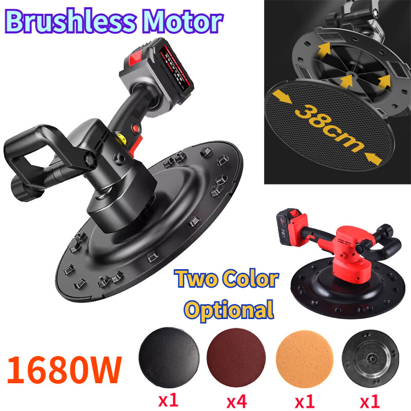 21V Rechargeable Concrete Mortar Trowel Masons Polishing Machine Wall Smoothing